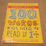 英語で、英語を学ぶ。『100 Words Kids Need To Read by 1st Grade』